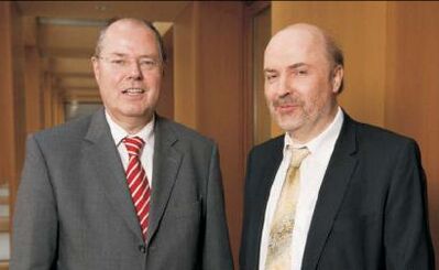 Ein gutes Team für Reinickendorf: Stroedter und Steinbrück