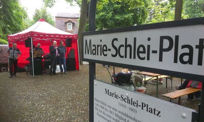 Sommerfest auf dem Marie-Schlei-Platz (Foto: König)