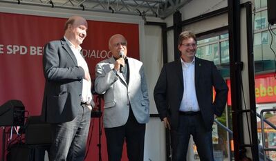 Stroedter und Lütge warben gemeinsam für Rot-grün