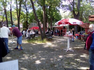 Blick über den Marie-Schlei-Platz; Foto: König